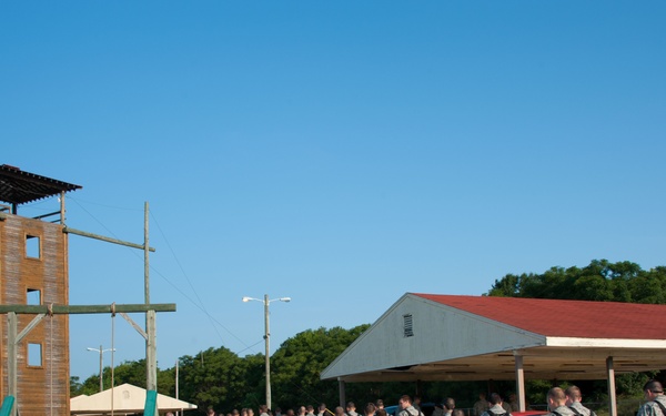 OTS students practice teambuilding skills