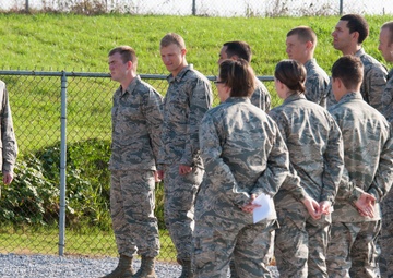 OTS students practice teambuilding skills