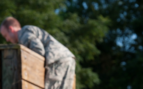 OTS students practice teambuilding skills