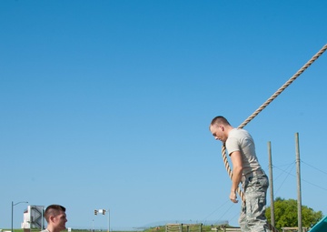 OTS students practice teambuilding skills