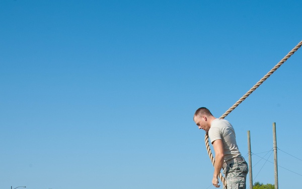 OTS students practice teambuilding skills