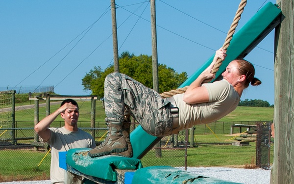 OTS students practice teambuilding skills