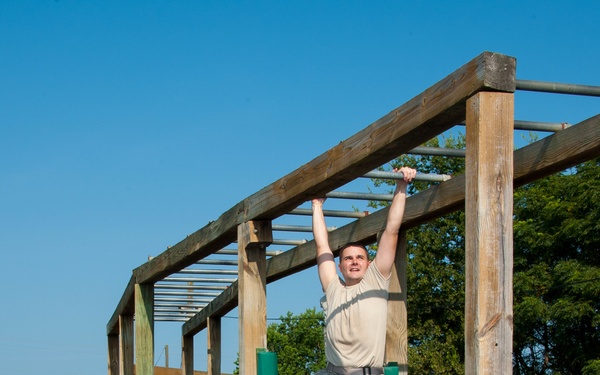 OTS students practice teambuilding skills