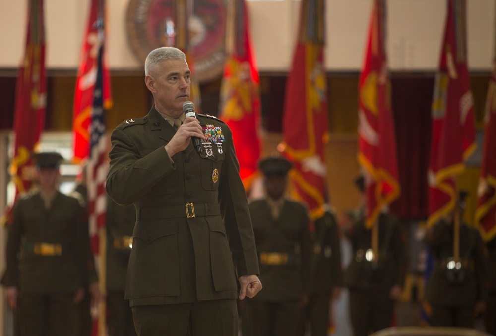 2d Marine Division 75th Anniversary Battle Colors Rededication and Award Ceremony
