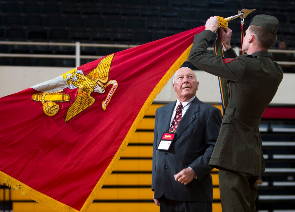 2nd Marine Division 75th Anniversary Battle Colors Rededication and Award Ceremony