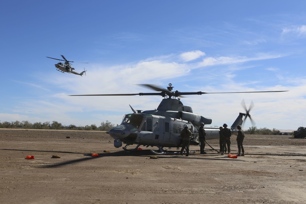 Marines with HMLA-267 support Scorpion Fire