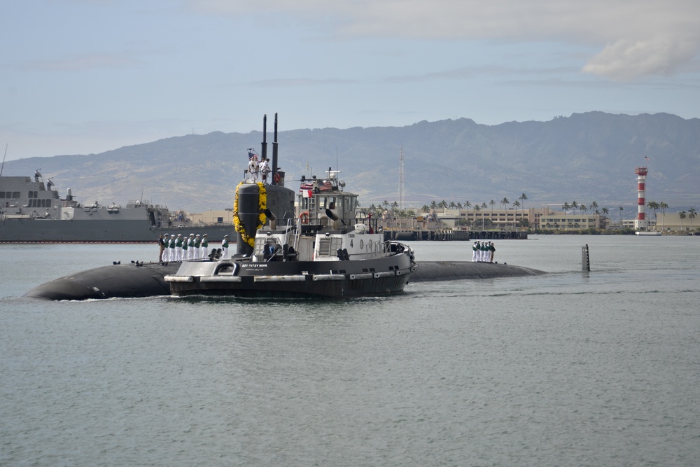 USS Cheyenne returns from western Pacific deployment