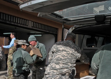 345th Combat Support Hospital delivers medical supplies to U.S Embassy in Kosovo