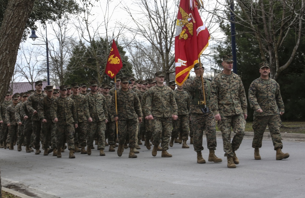 2nd Marine Division honored, community thanked for 75 faithful years