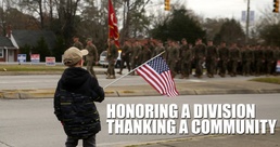 2nd Marine Division honored, community thanked for 75 faithful years