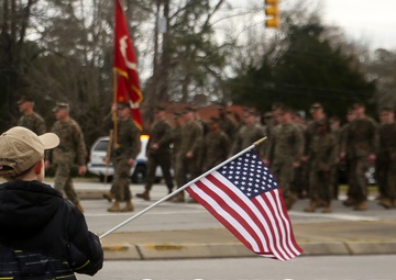 2nd Marine Division honored, community thanked for 75 faithful years