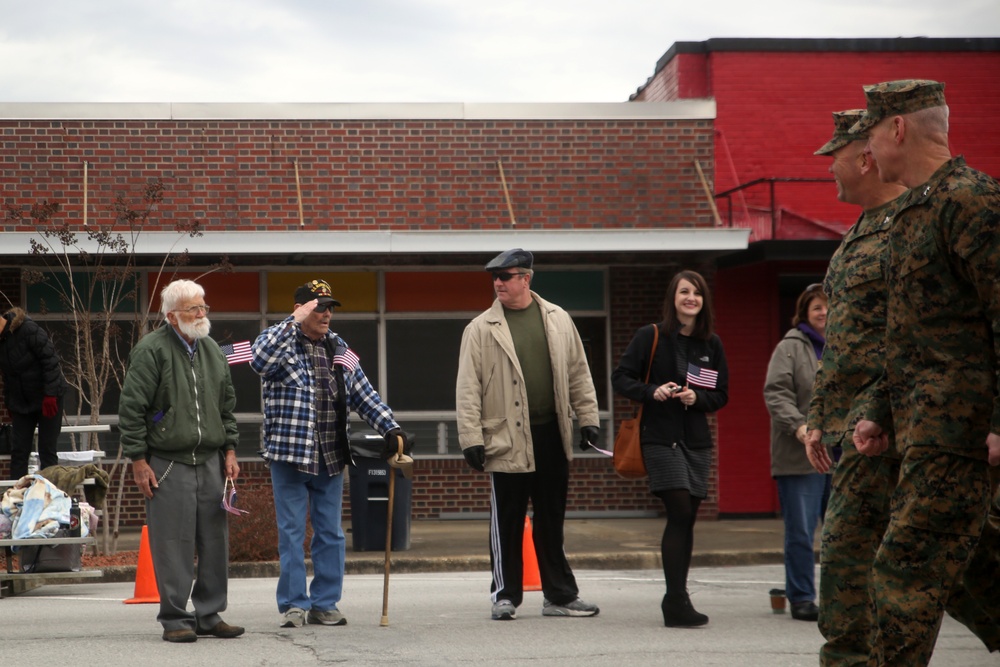 2nd Marine Division honored, community thanked for 75 faithful years