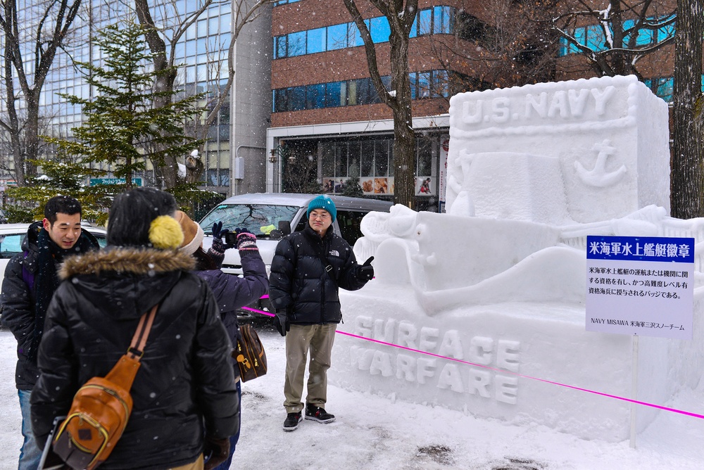Sailors participate in 67th Annual Sapporo Snow Festival