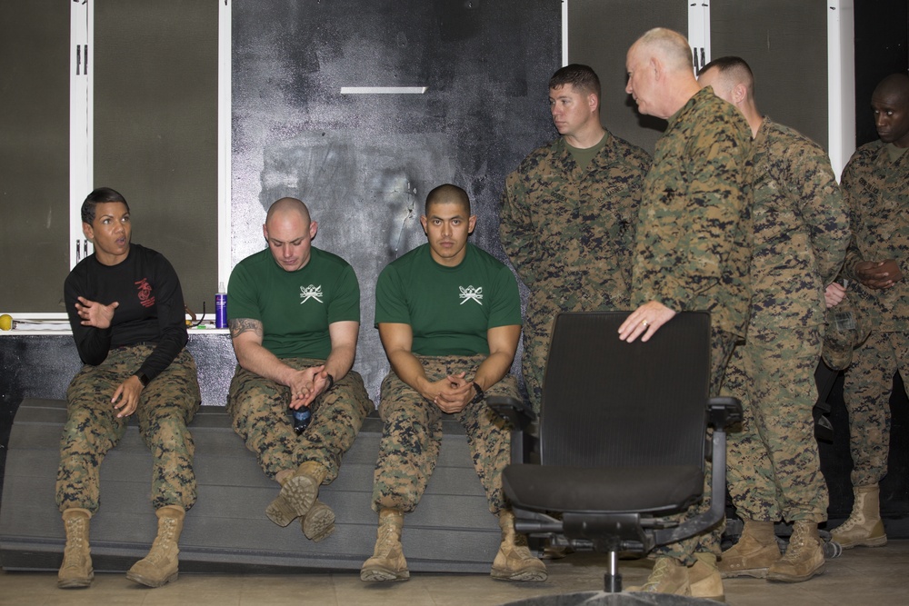 Chaplain of the Marine Corps visits MCRD Parris Island