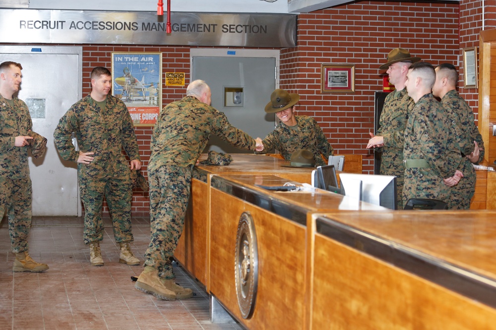 Chaplain of the Marine Corps visits MCRD Parris Island