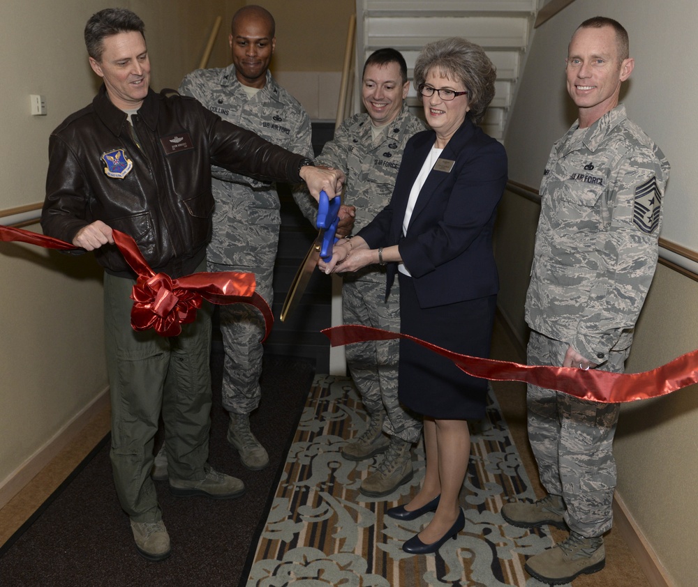 Minot AFB Base leadership attends ribbon cutting ceremony