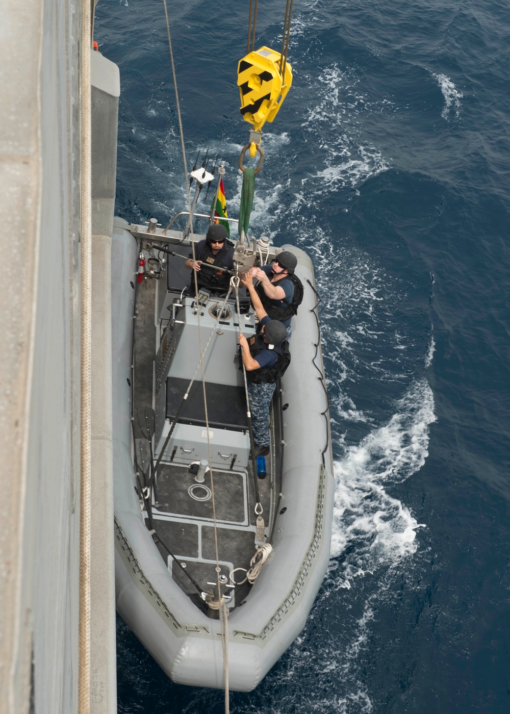 USNS Spearhead combined joint boarding operations