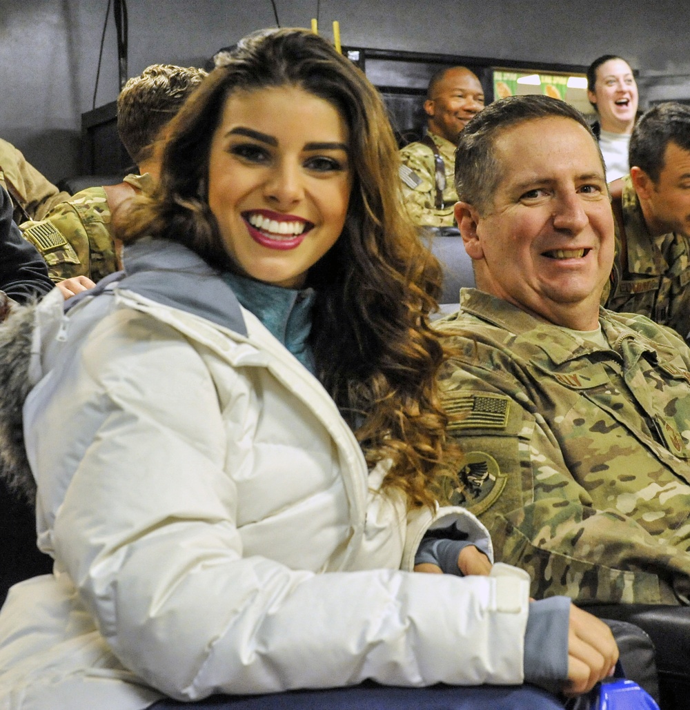 Bagram service members enjoy Super Bowl 50