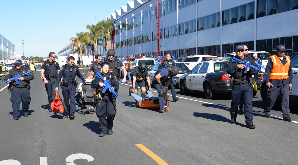 SPAWAR, San Diego law enforcement partner during Force Protection Exercise