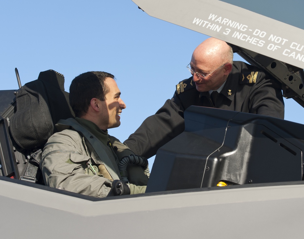 F-35A Lightning II pilot makes history, completes first trans-Atlantic Ocean crossing for F-35 program