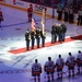 Caps, service members both win at military appreciation night