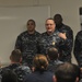 Force Master Chief William Lloyd-Owens visits USS Abraham Lincoln