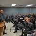 Force Master Chief William Lloyd-Owens visits USS Abraham Lincoln