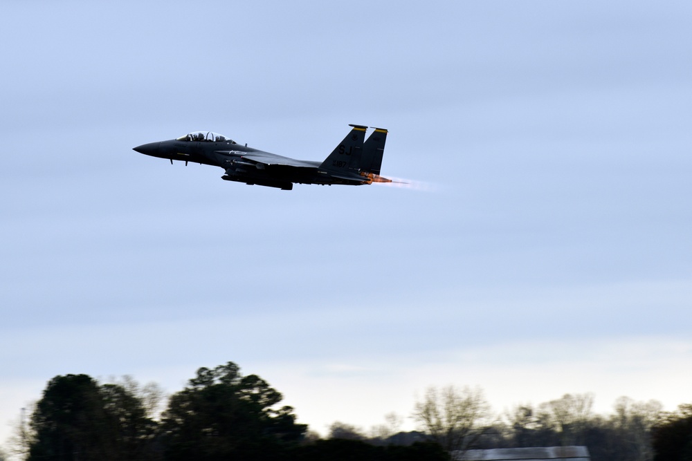 Seymour Johnson AFB conducts exercise CW 16-01