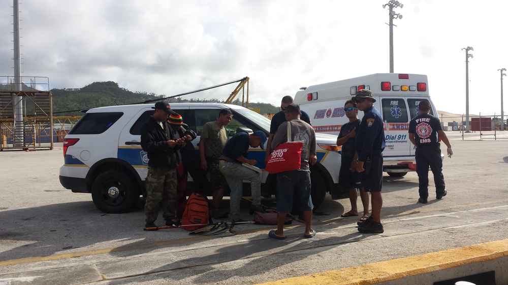 Coast Guard rescues 6 mariners from grounded boat near Alamagan Island