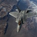 Red Flag 16-1:F-22 Raptor aerial over Nellis Range
