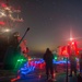 Nighttime replenishment at sea