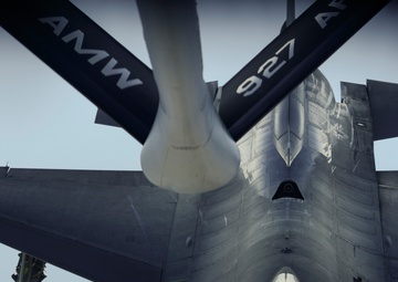 KC-135 Stratotanker supports 480th EFS in Greece