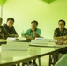 Combined Joint Civil Military Operational Task Force meets with service members at the Ban Raj Bum Roong Middle School