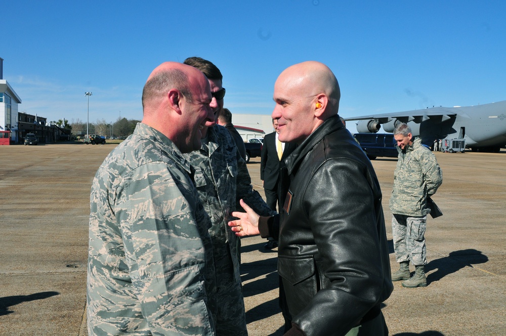 AMC commander visits 172d Airlift Wing