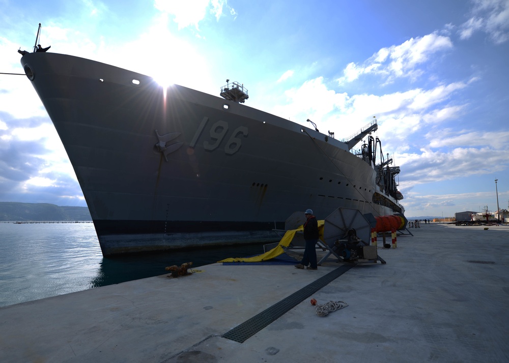 USNS Kanawha operations