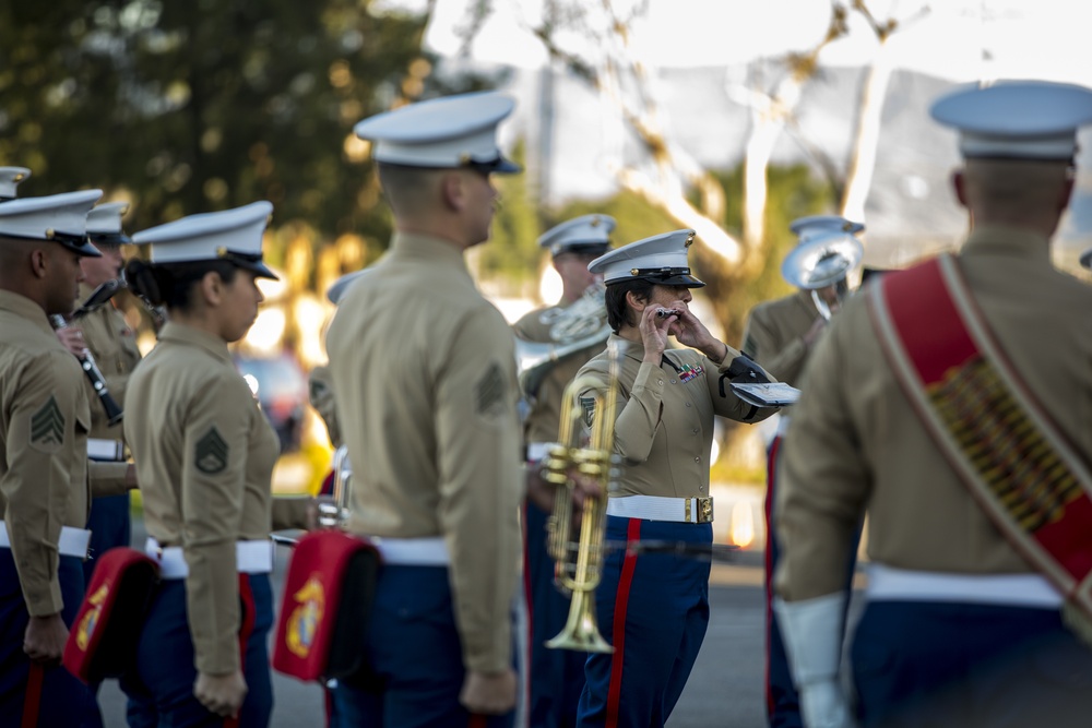 1st Marine Division 75th Anniversary Morning colors