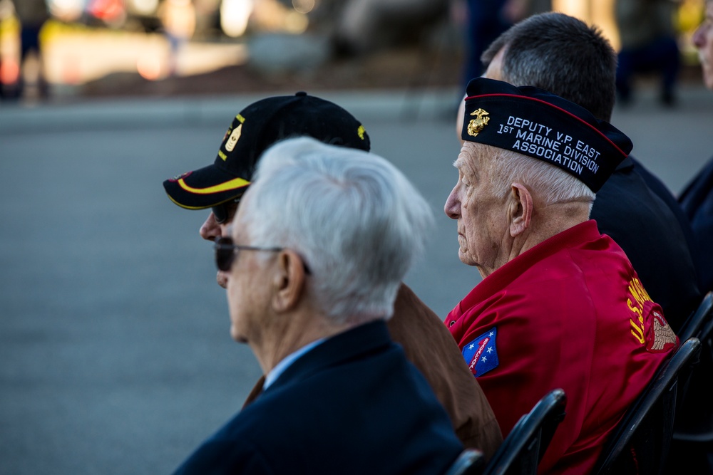 1st Marine Division 75th Anniversary Morning colors