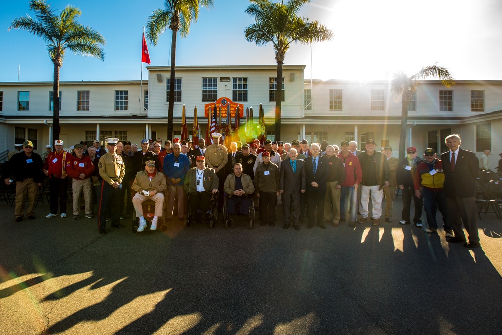 1st Marine Division 75th Anniversary Morning colors