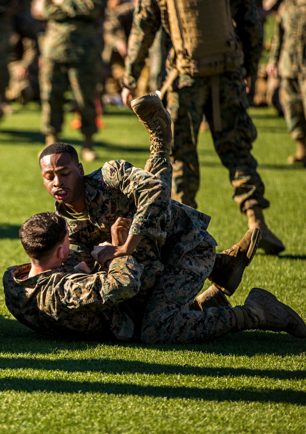 Headquarters’ battalion hike