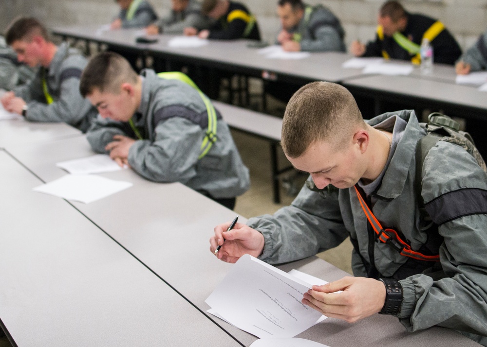 Military Police Best Warrior Competition: Morning Exam