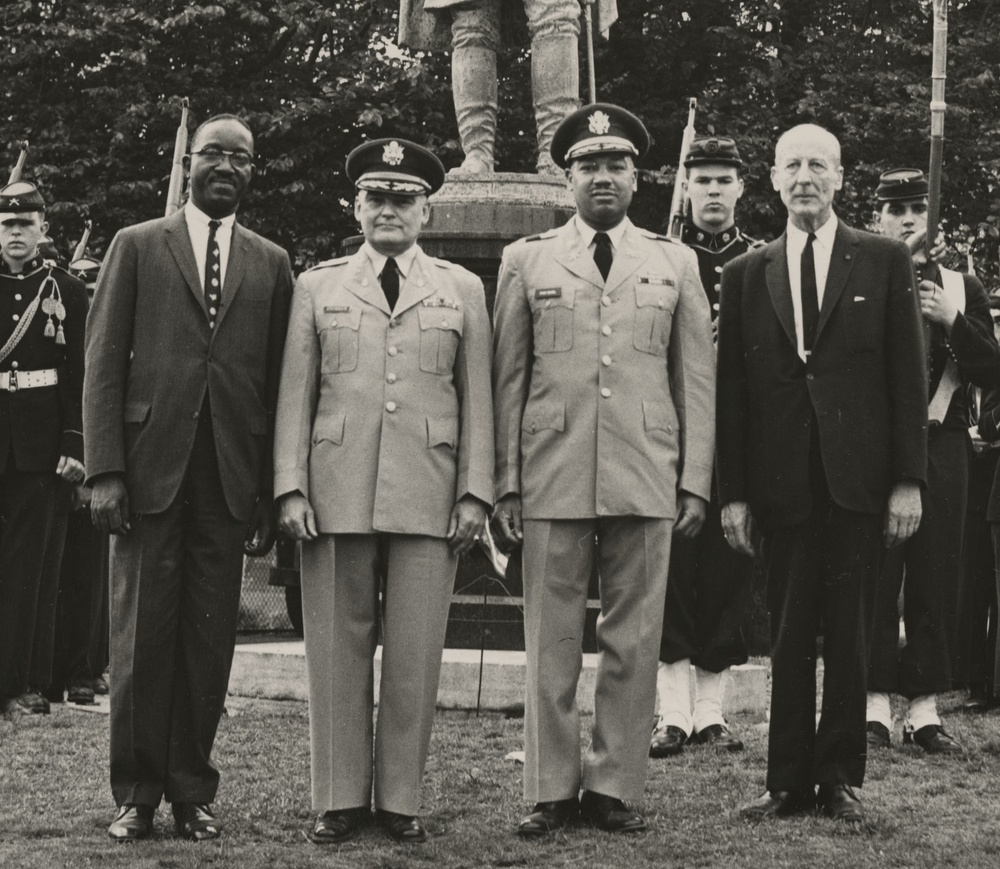 African American National Guard Officer overcame discrimination in 1964