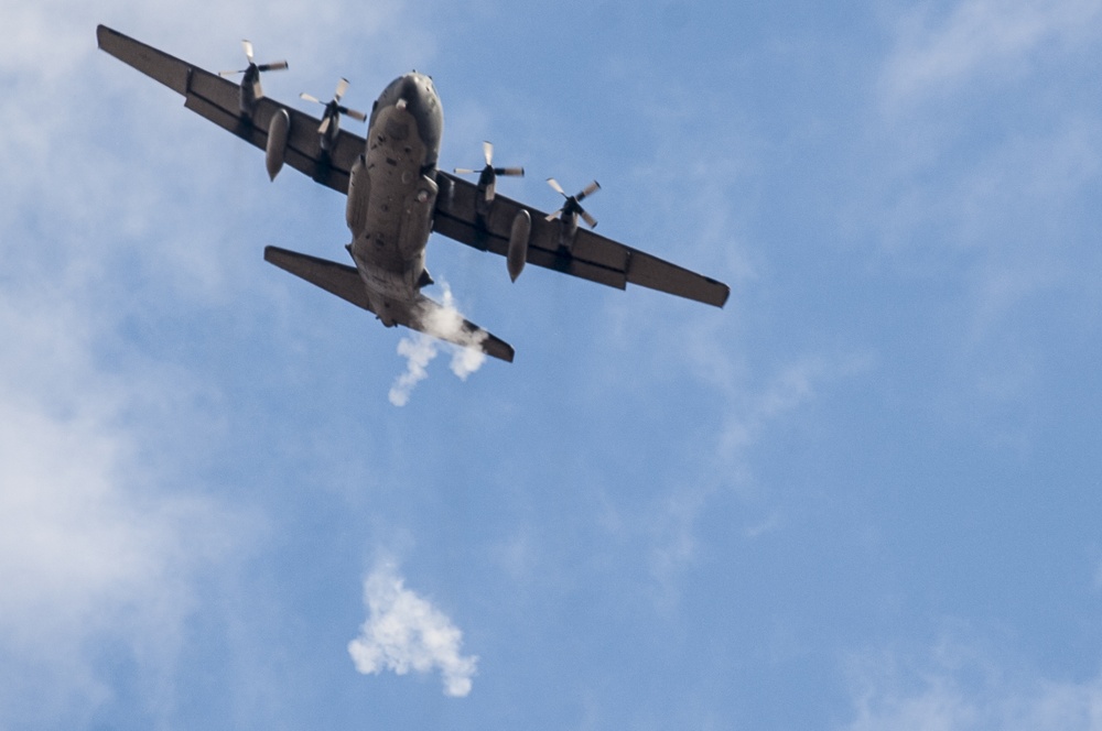 AC-130W Stinger II live fire at Melrose Air Force Range