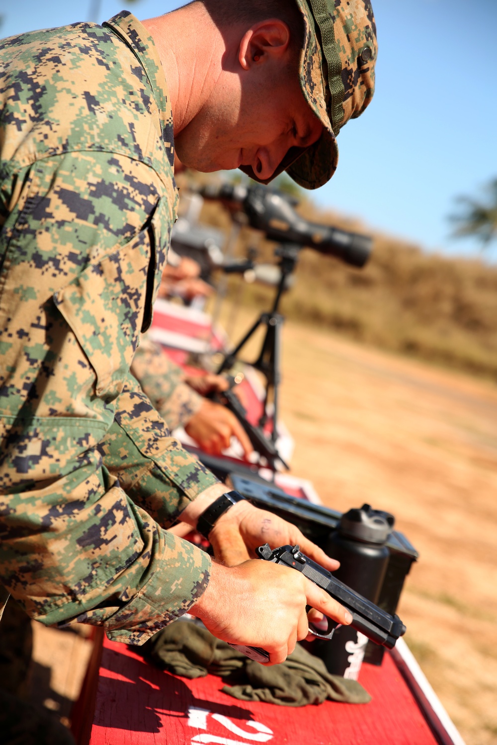 Pacific Marines shoot in PACDIV