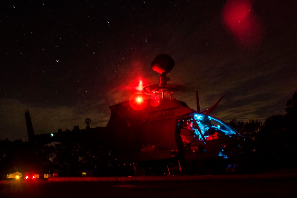 Kiowas flying at night