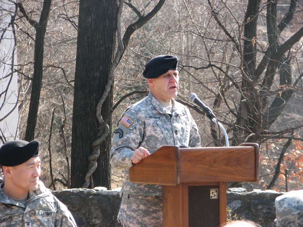 Team Osan commemorates the 65th anniversary of the Battle of Bayonet Hill