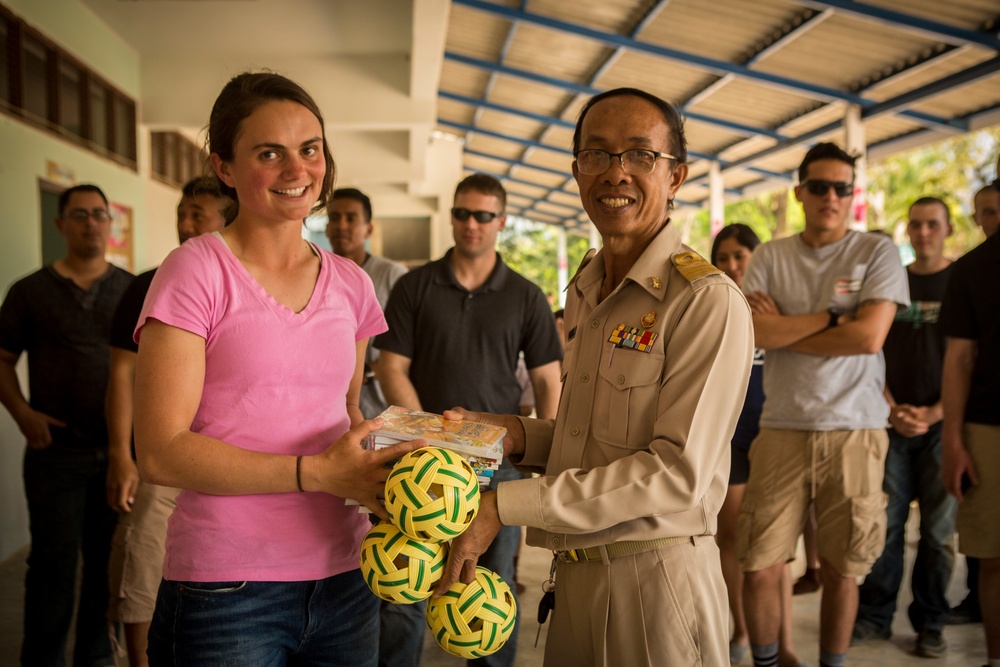 Cobra Gold 2016: U.S. Marines engage in community relations in Thailand