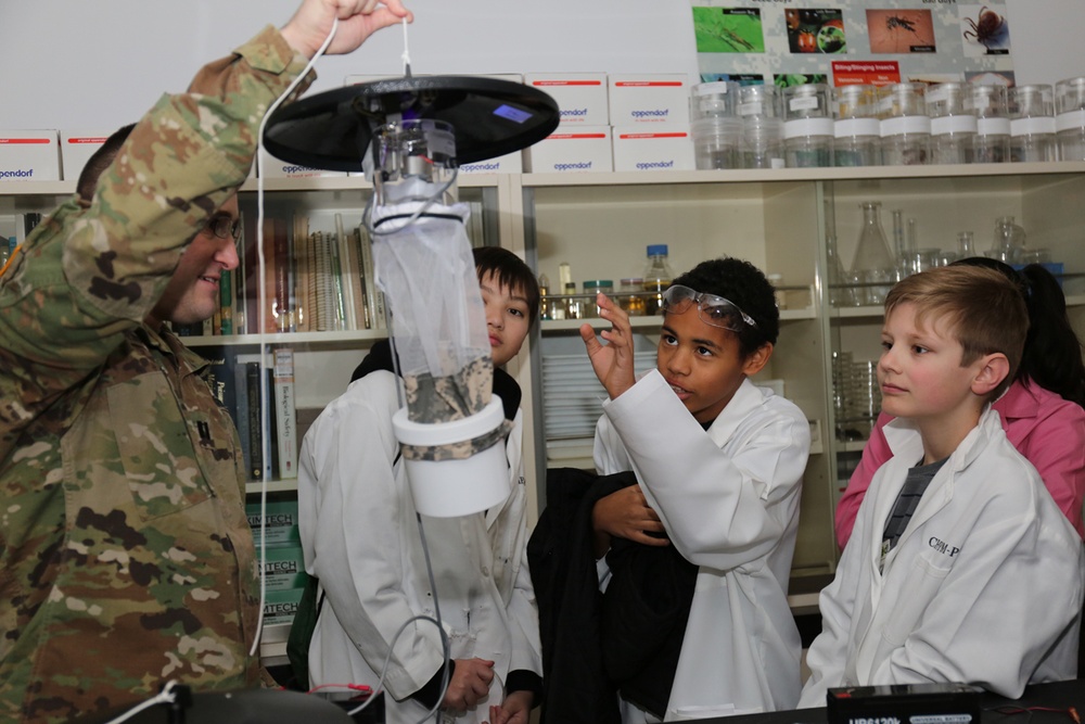 6th graders get career insight, experience from Camp Zama mentors