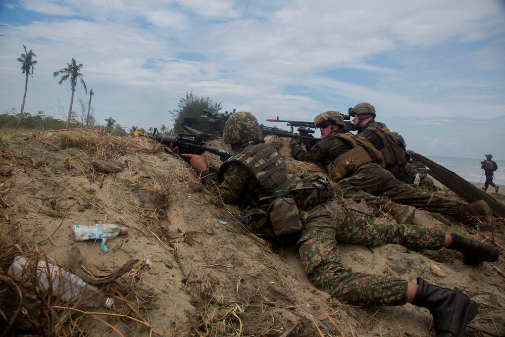 Malaysia amphibious assault