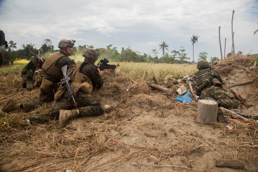 Malaysia amphibious assault