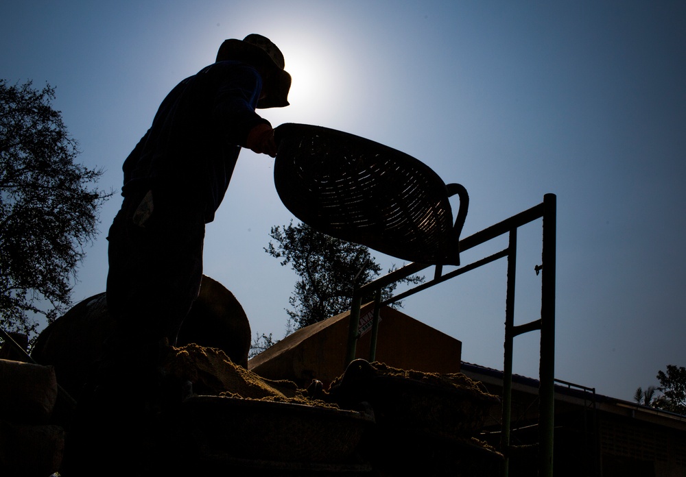Construction Continues at the Wat Ban Mak School During Exercise Cobra Gold